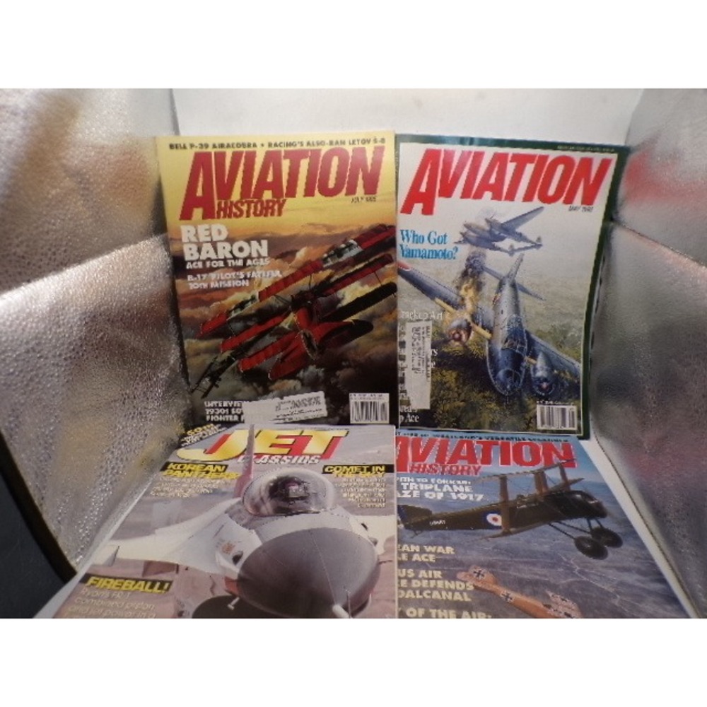 Vintage Aviation History Jet Classics Magazine Lot 1993-1995 Red Baron Military
